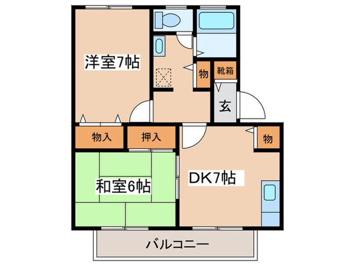 グレイスプラザⅡの物件間取画像