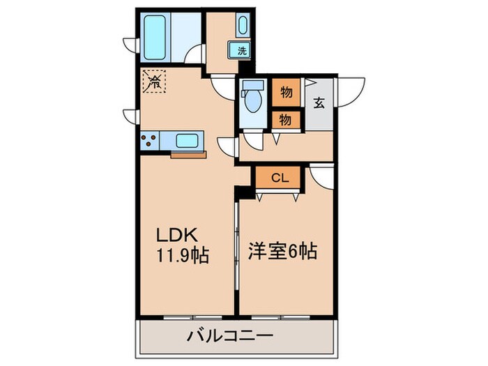 ボヌール新川崎の物件間取画像