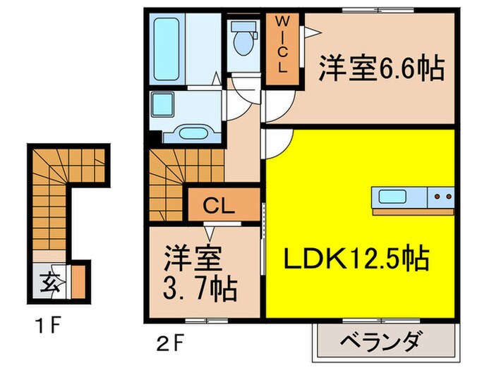 グランアルブル石神井公園の物件間取画像