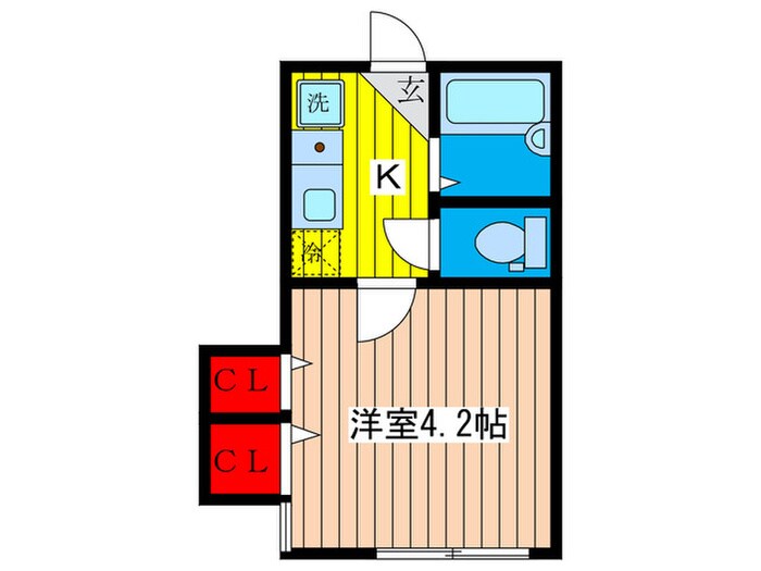 BEテラス十条の物件間取画像