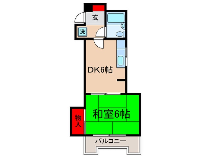 シルクビルの物件間取画像