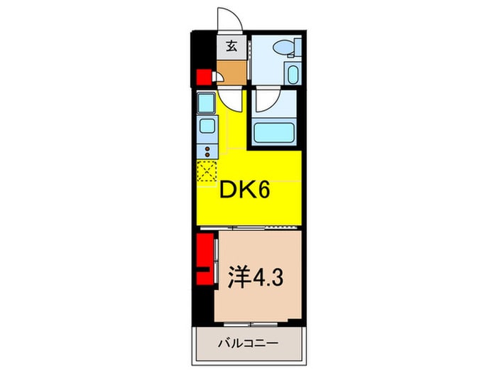 グランパセオ銀座築地の物件間取画像