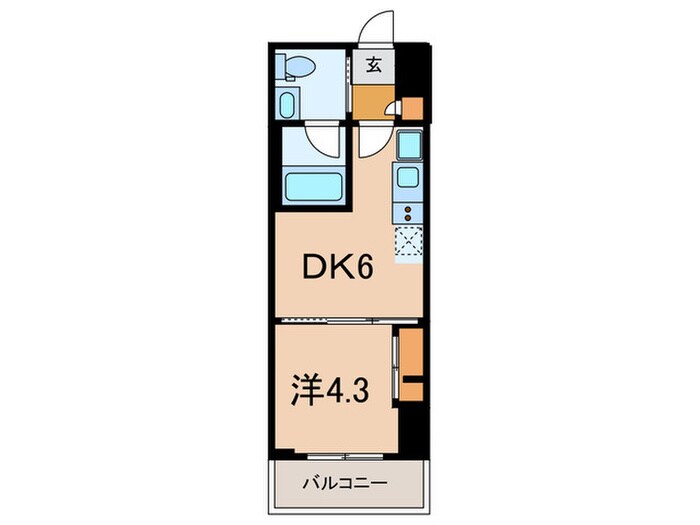 グランパセオ銀座築地の物件間取画像