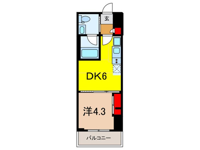 グランパセオ銀座築地の物件間取画像