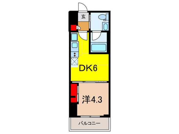 グランパセオ銀座築地の物件間取画像