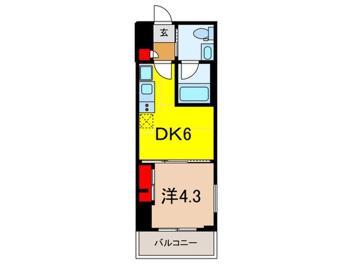 グランパセオ銀座築地の物件間取画像