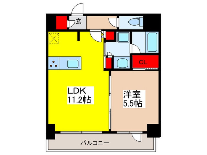 グランパセオ銀座築地の物件間取画像