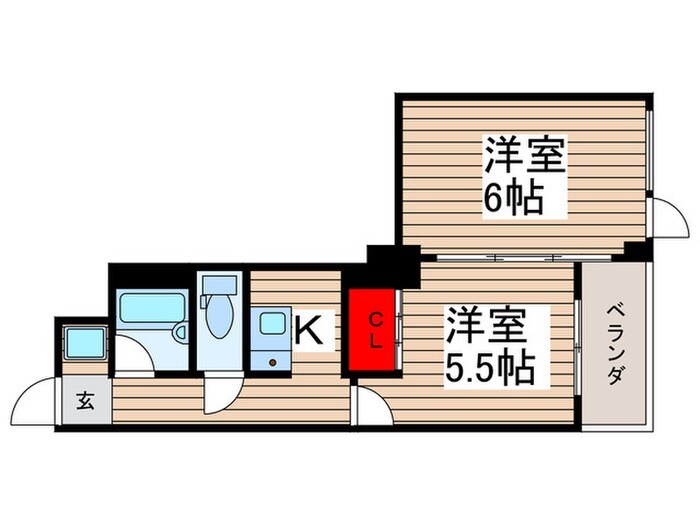 テラス１３７の物件間取画像