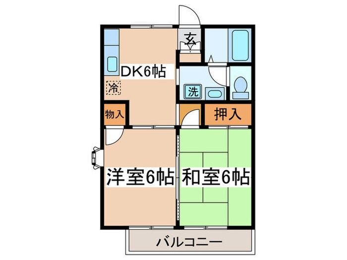 コ－ポドエルの物件間取画像