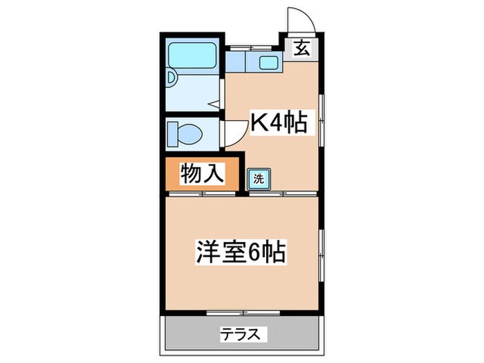 サニ－タイム菊野台の物件間取画像