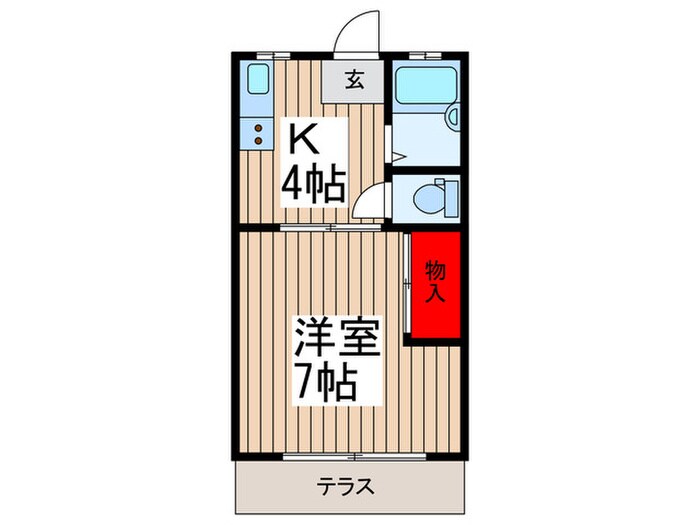 キャッスルロ－ド芝の物件間取画像