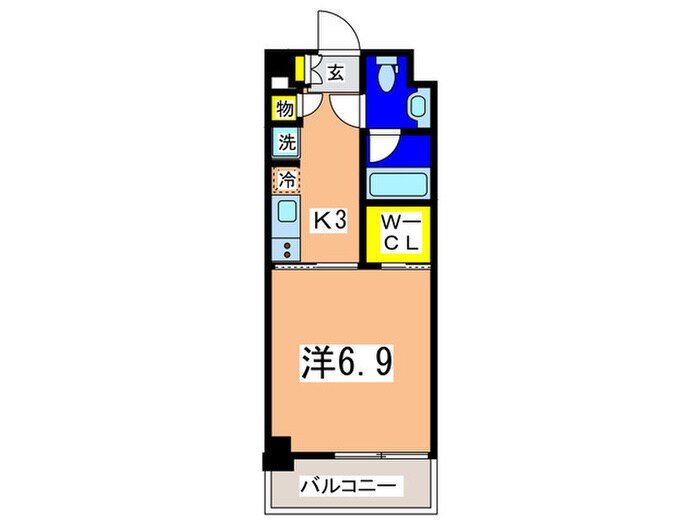 ザ・パークハビオ横浜山手の物件間取画像