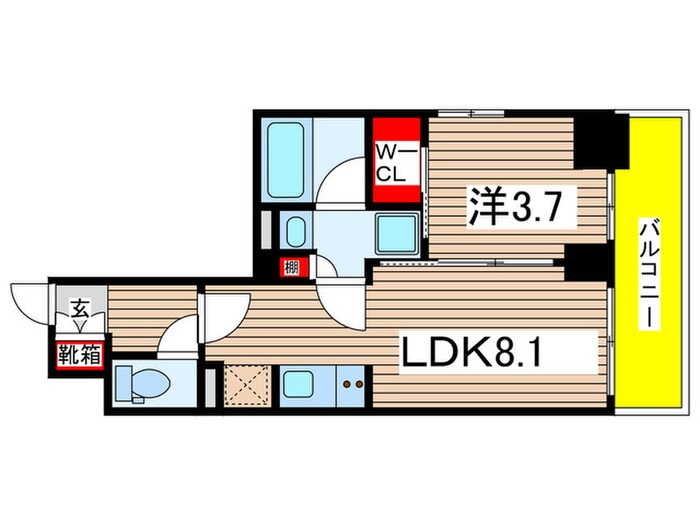 ブランシェスタ東陽町の物件間取画像