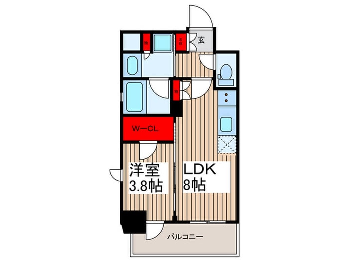 グランカーサ曳舟の物件間取画像