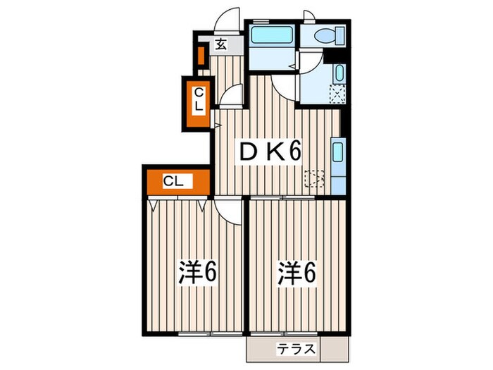 グレイスコートの物件間取画像