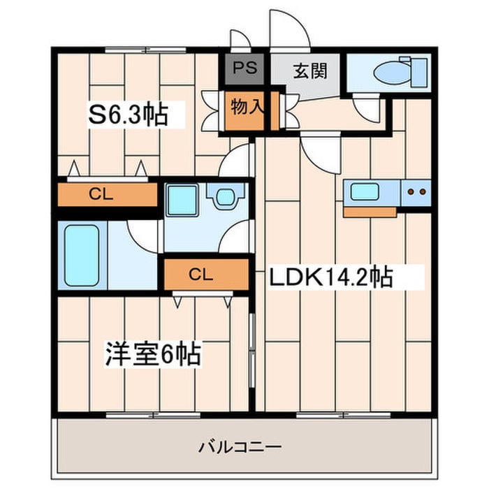 サンライズの物件間取画像