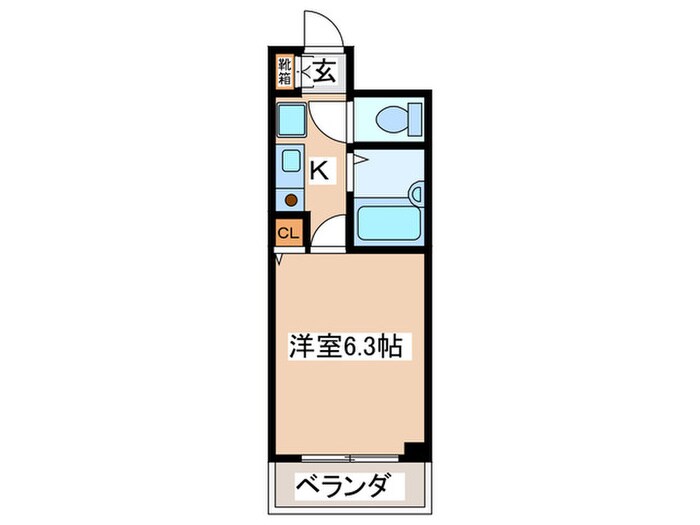 コアパレス常葉６の物件間取画像