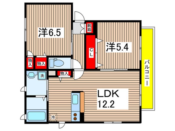 ピアビレッジⅤの物件間取画像