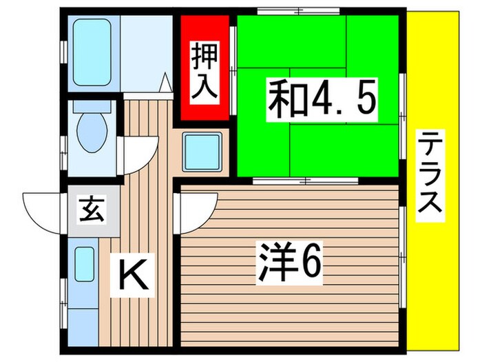 ハーベスト松波の物件間取画像