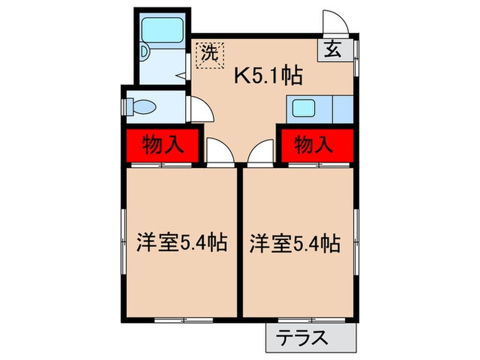 クレッセント大泉の物件間取画像