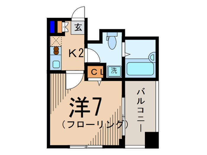 ﾌｨｵﾘﾄｩｰﾗ三軒茶屋ｽﾃ-ｼｮﾝﾌﾛﾝﾄの物件間取画像