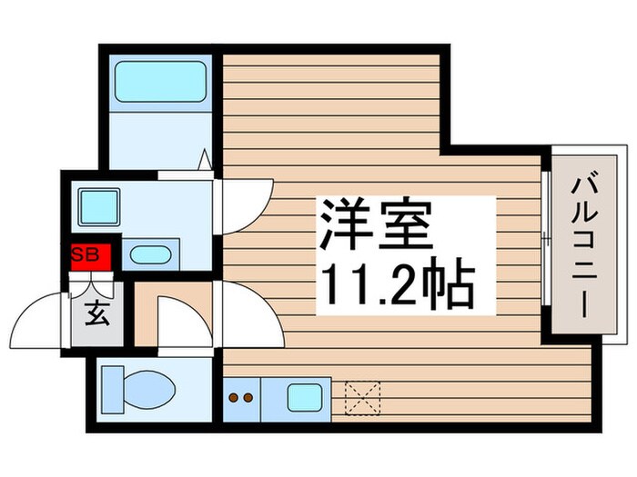 バルブリックスミダの物件間取画像