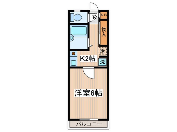 カサ・ヴェルデ荻窪の物件間取画像