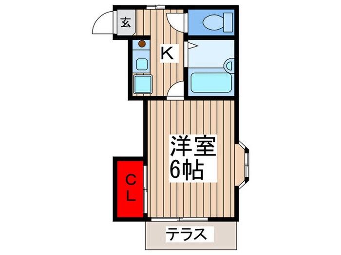 ヒルズアベニュ－の物件間取画像