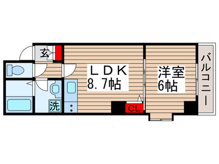 エスビル弐番館の物件間取画像