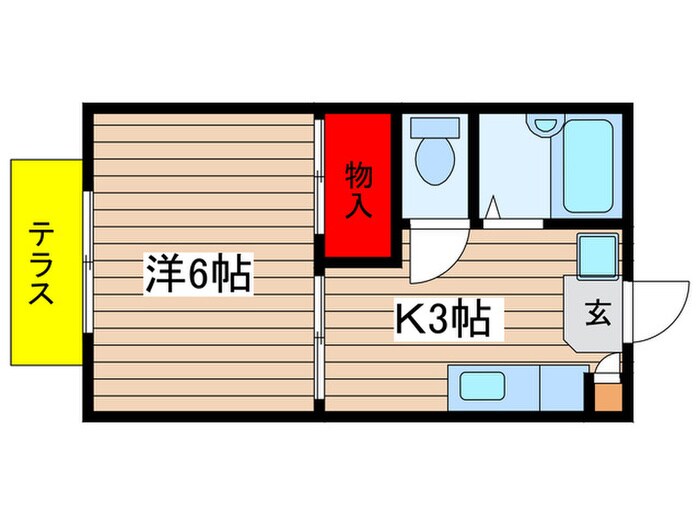 ラプラス鶴川の物件間取画像