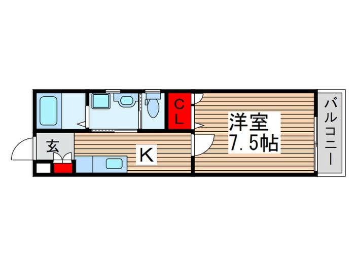 ヒュ－マンパレス柏Ⅲの物件間取画像