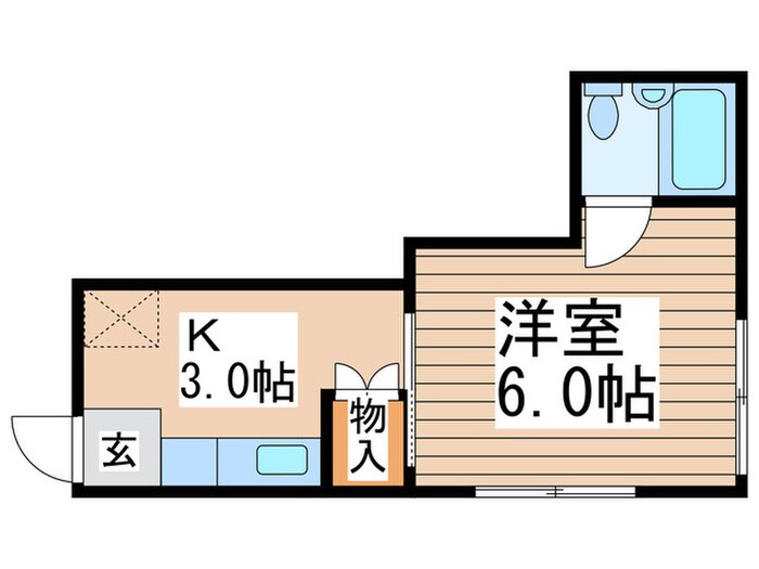 ヴォ－ネンたけだの物件間取画像