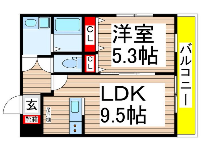 サンヒルズ湊町の物件間取画像