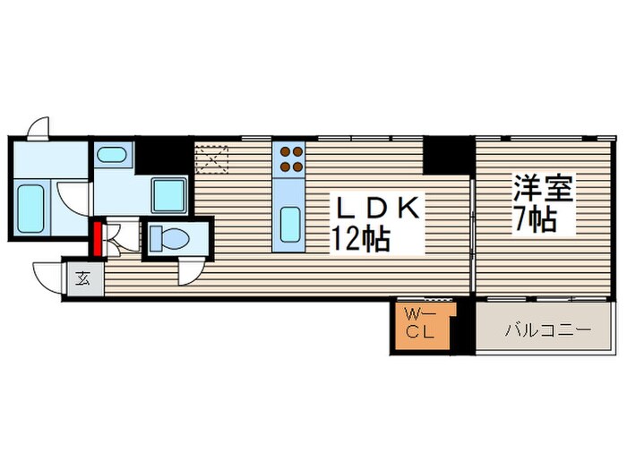 プロスペクトＫＡＬＯＮ三ノ輪の物件間取画像