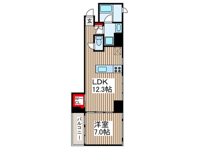 プロスペクトＫＡＬＯＮ三ノ輪の物件間取画像