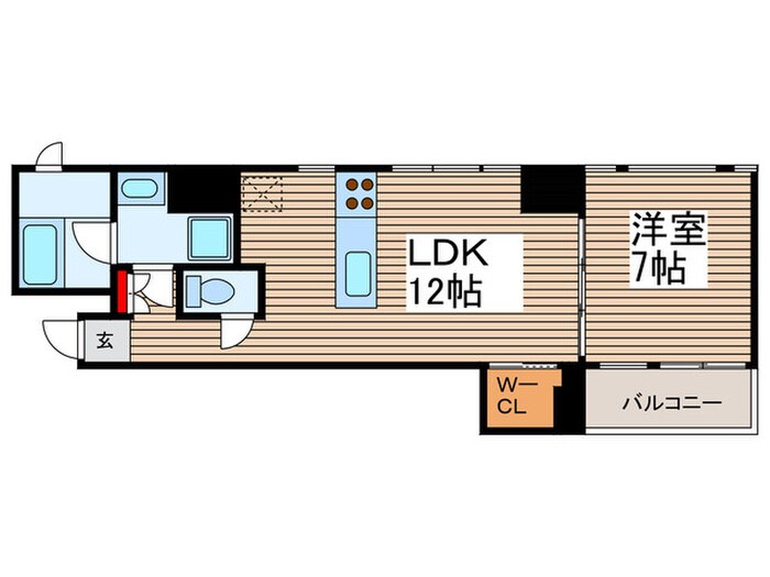 プロスペクトＫＡＬＯＮ三ノ輪の物件間取画像