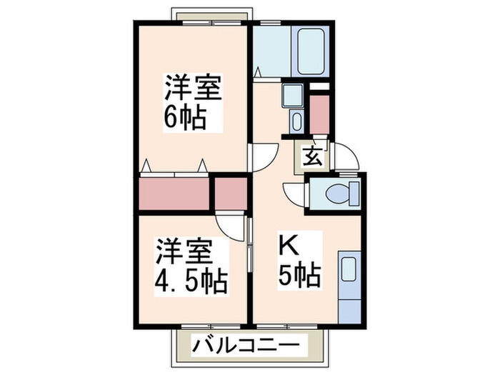 ヴァンヴェール市ｹ尾の物件間取画像