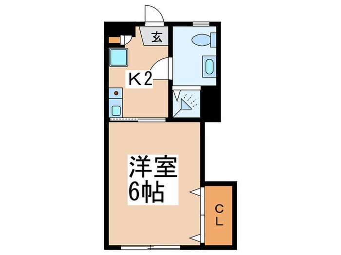 ハイツ天野Ａの物件間取画像