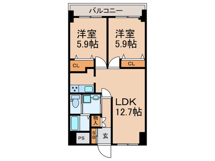 物件間取画像