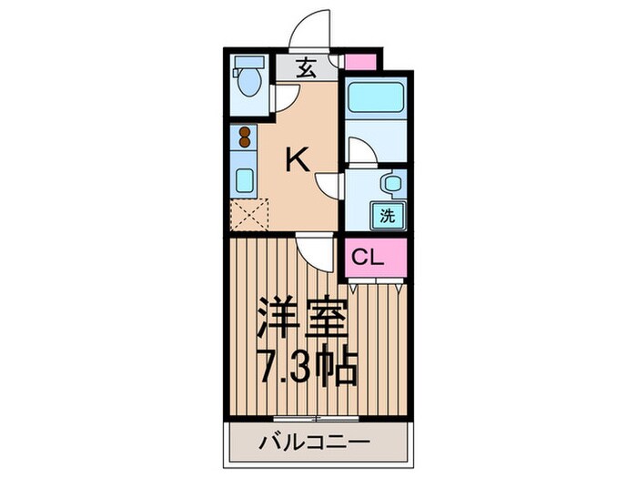 メゾンメイの物件間取画像