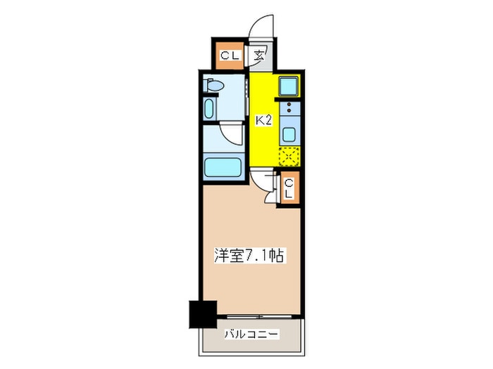 アジュールテラス日本橋浜町の物件間取画像