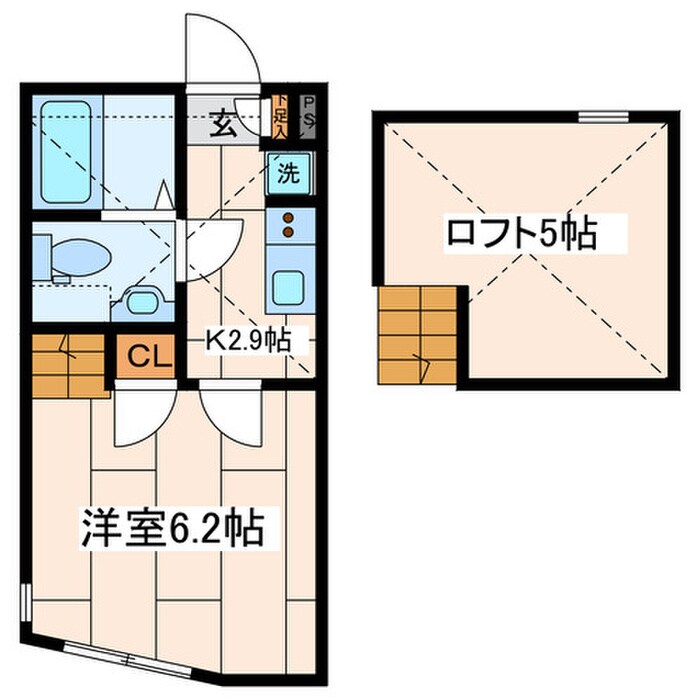 アザーレ・パッシオ座間Bの物件間取画像