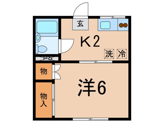 ウッディ－ヴィレッジの物件間取画像