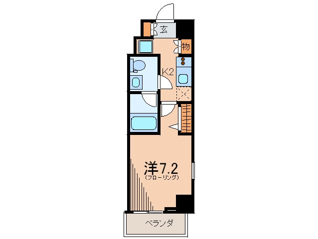 PrimalGotandaの物件間取画像