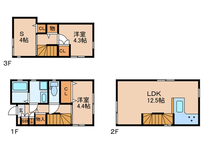 みらいけいかく舟渡戸建の物件間取画像
