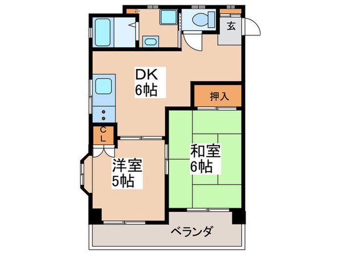 グレートハイツ四つ木の物件間取画像