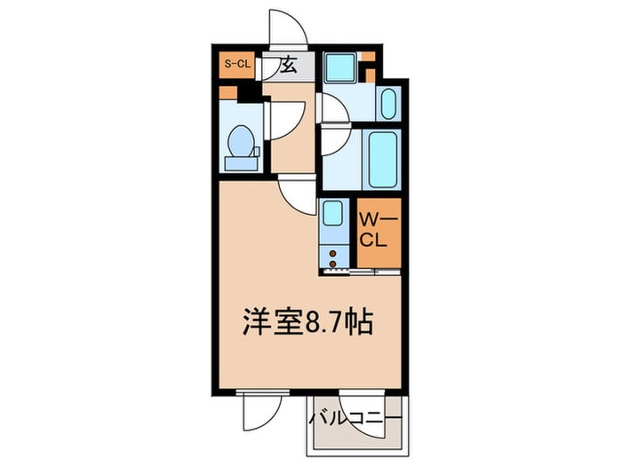 オルサス新江古田の物件間取画像