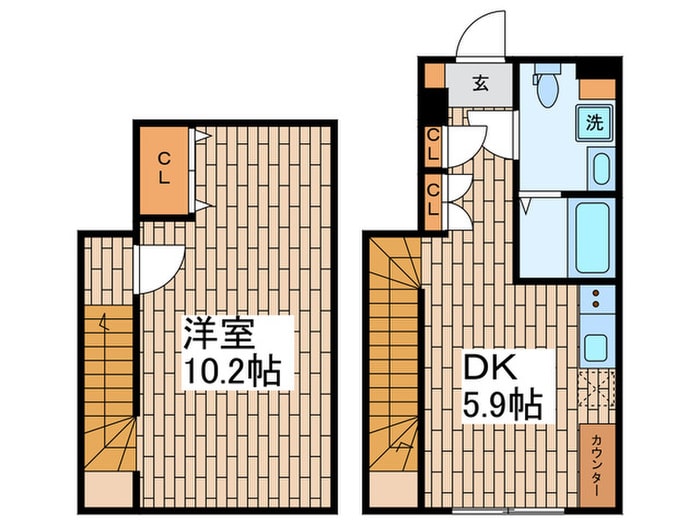 PLATINUM FORME蒲田の物件間取画像