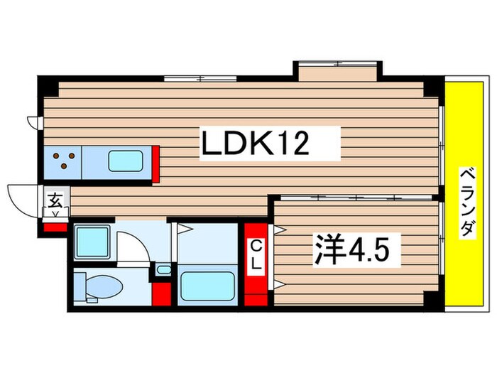 森兼マンションの物件間取画像