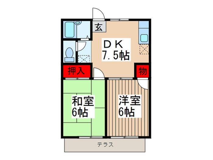 物件間取画像